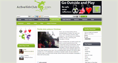 Desktop Screenshot of activekidsclub.com